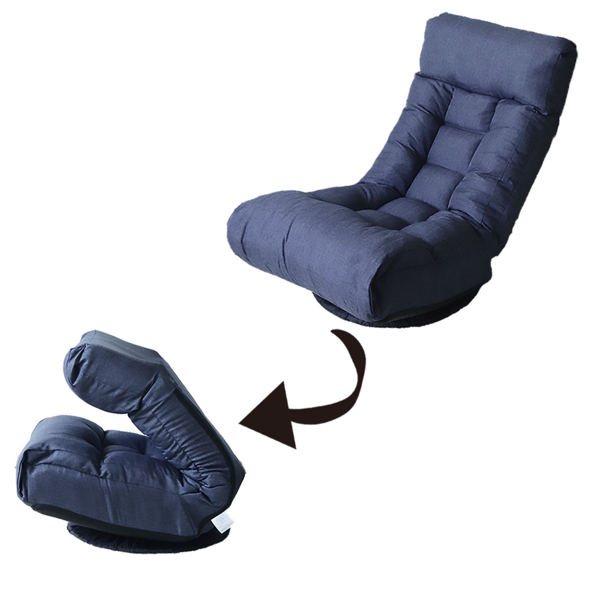 floor chair single sofa reclining chair Japanese chair lazy sofa tatami balcony reclining chair leisure sofa adjustable chair
