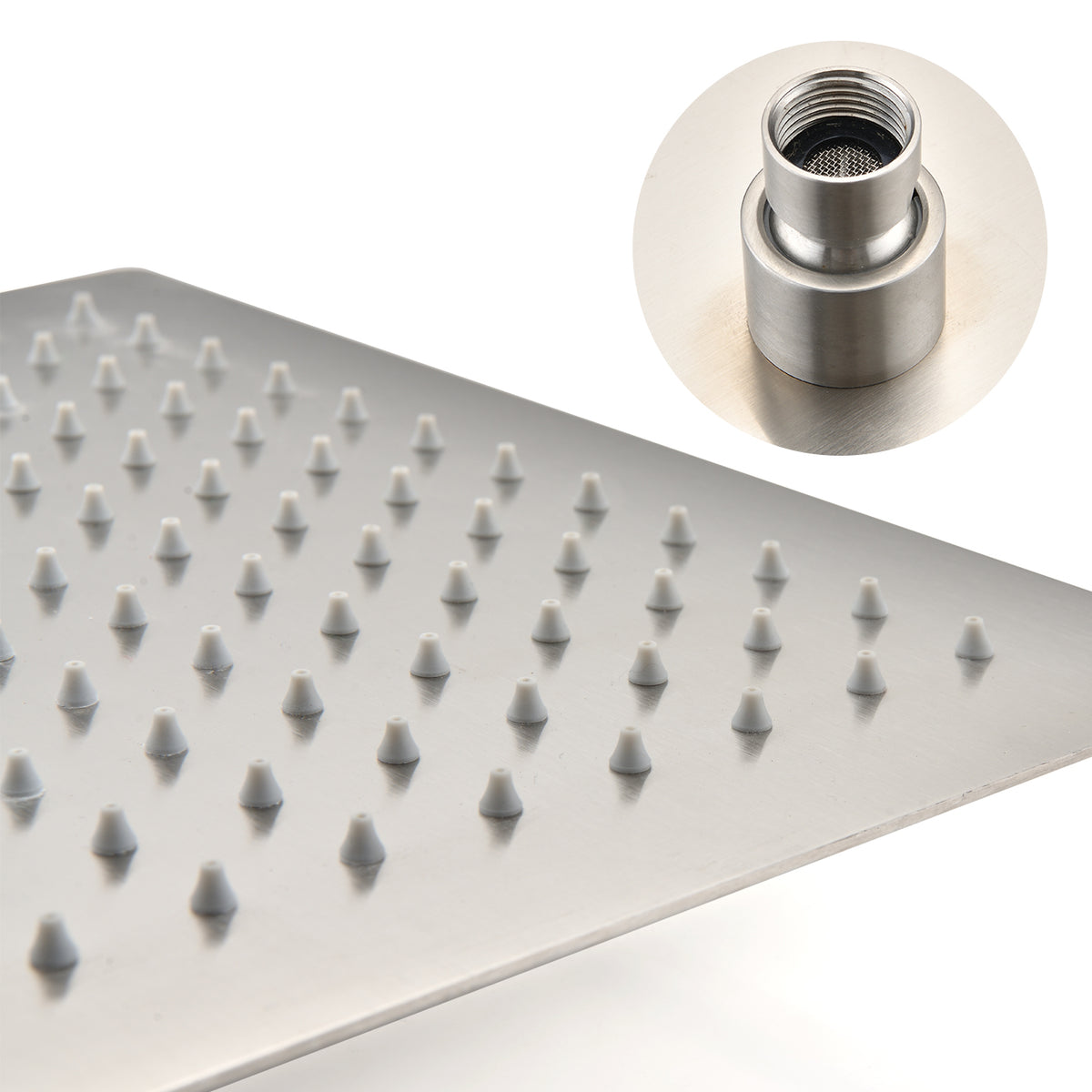 Ceiling Mounted Shower System Combo Set with Handheld and 10'Shower head