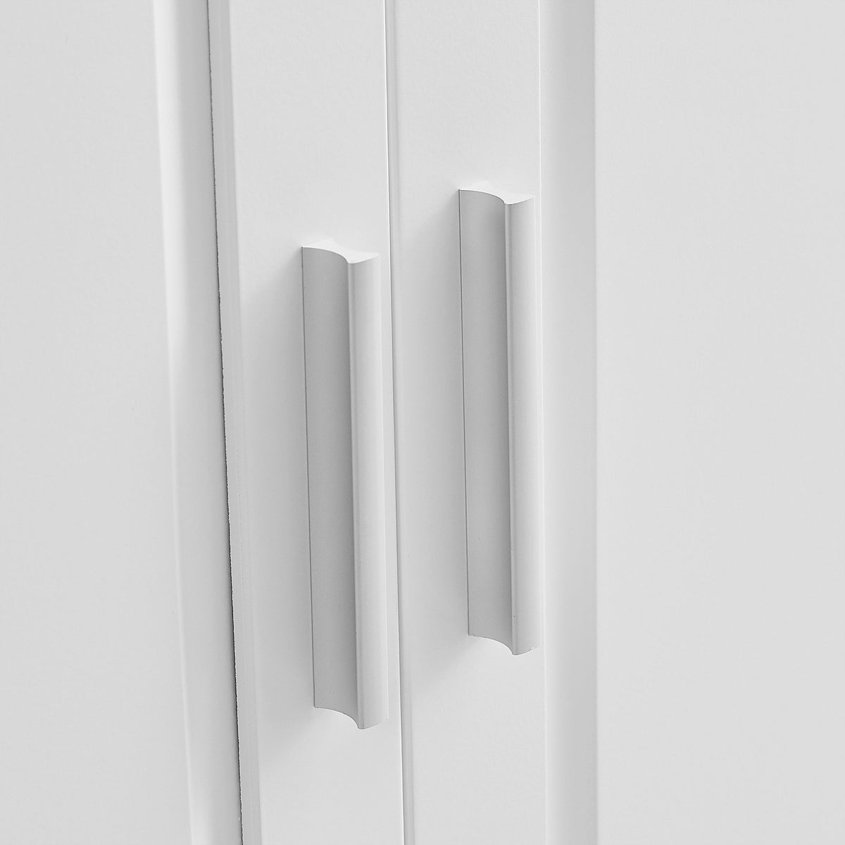 Tall and Wide Storage Cabinet with Doors for Bathroom/Office, Three Drawers, White(Old SKU: N725P331357K/WF299285AAK)