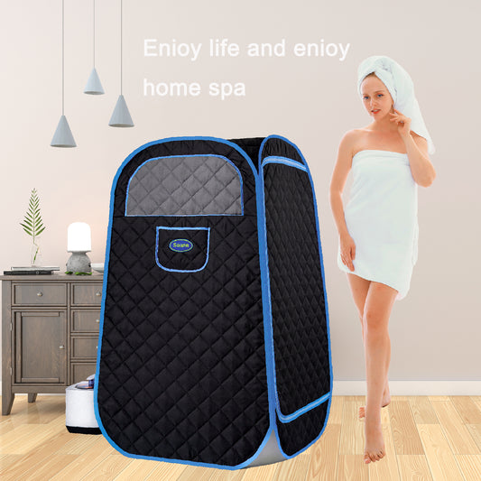 Portable Folding Full size Steam Sauna with 1000W&2.2L steam Generator. Personal Sauna Tent for Relaxation & Spa at home. Fast heating.