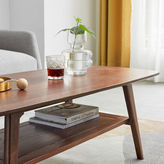Center Table Low Table 100% Solid Oak Wood Top Plate Desk Coffee Table Width 80 x Depth 50 x Height 44 cm Study Desk Work From Home Easy To