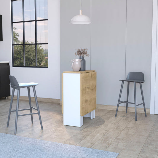 Kailua Folding Dining Table, Space-Saving, Foldable in 3 Forms