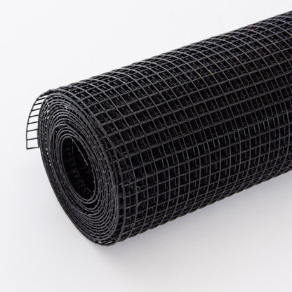 36 inch×100 ft Black Vinyl Coated Hardware Cloth, 21 Gauge 1/4 inch Black PVC Hardware Cloth, Black Welded Wire Fence Supports Poultry-Netting Cage-Home Improvement and Chicken Coop
