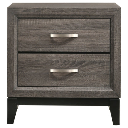 Wesley Grey Oak Queen 4-piece Bedroom Set