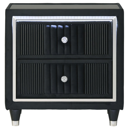 Roland Black Eastern King 4-piece Bedroom Set