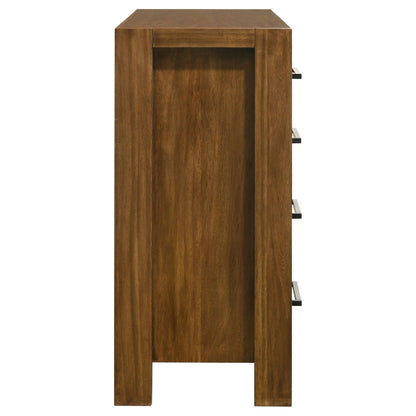 Alden Warm Brown Queen 4-Piece Bedroom Set