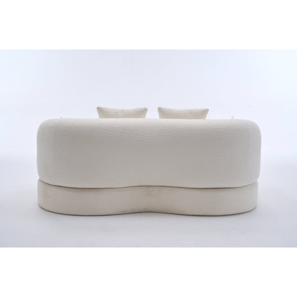 (Old Sku : W2231P392100) 2-in-1 Foldable Sofa Bed,70 Inch Folding Boneless Couch Convertible Compressed Sleeper Sofabed, 4 Pillows for Living Room Apartment, Milk White