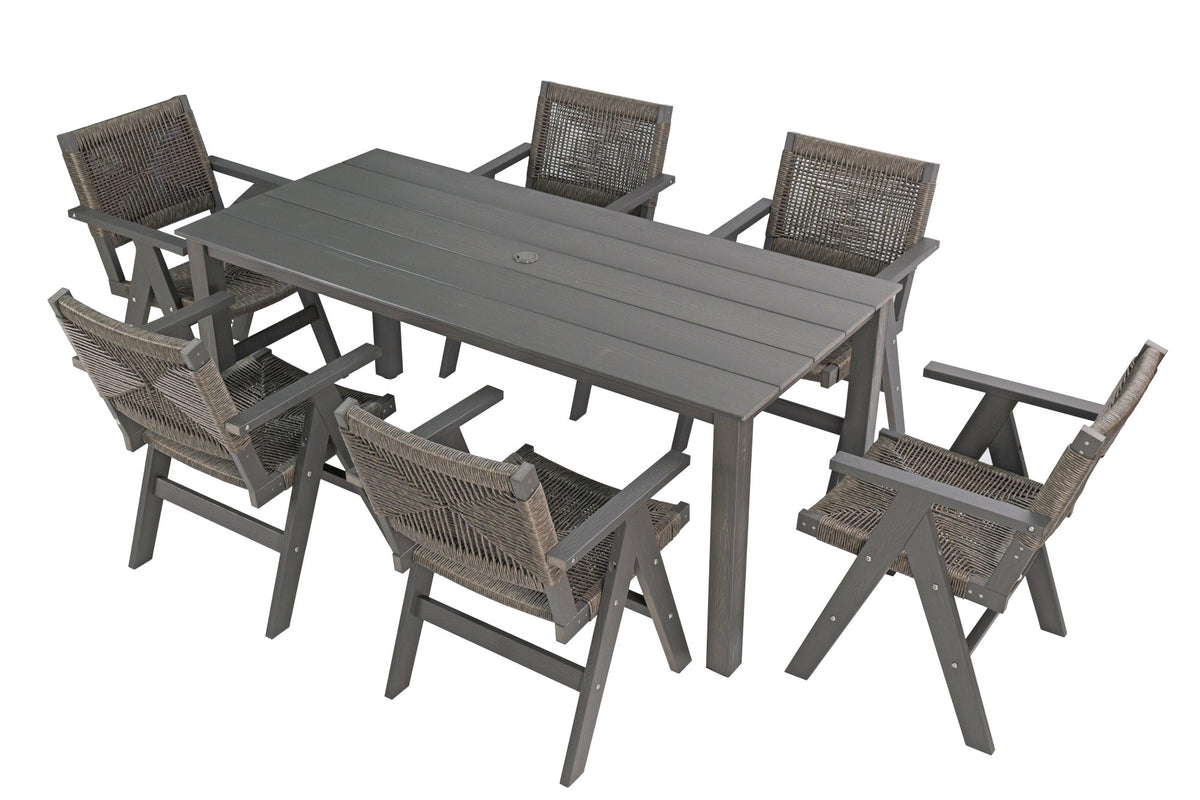 2 Piece HIPS All-Season Dining Chair Suitable For Garden Dinners & Versatile Outdoor Eating Spaces