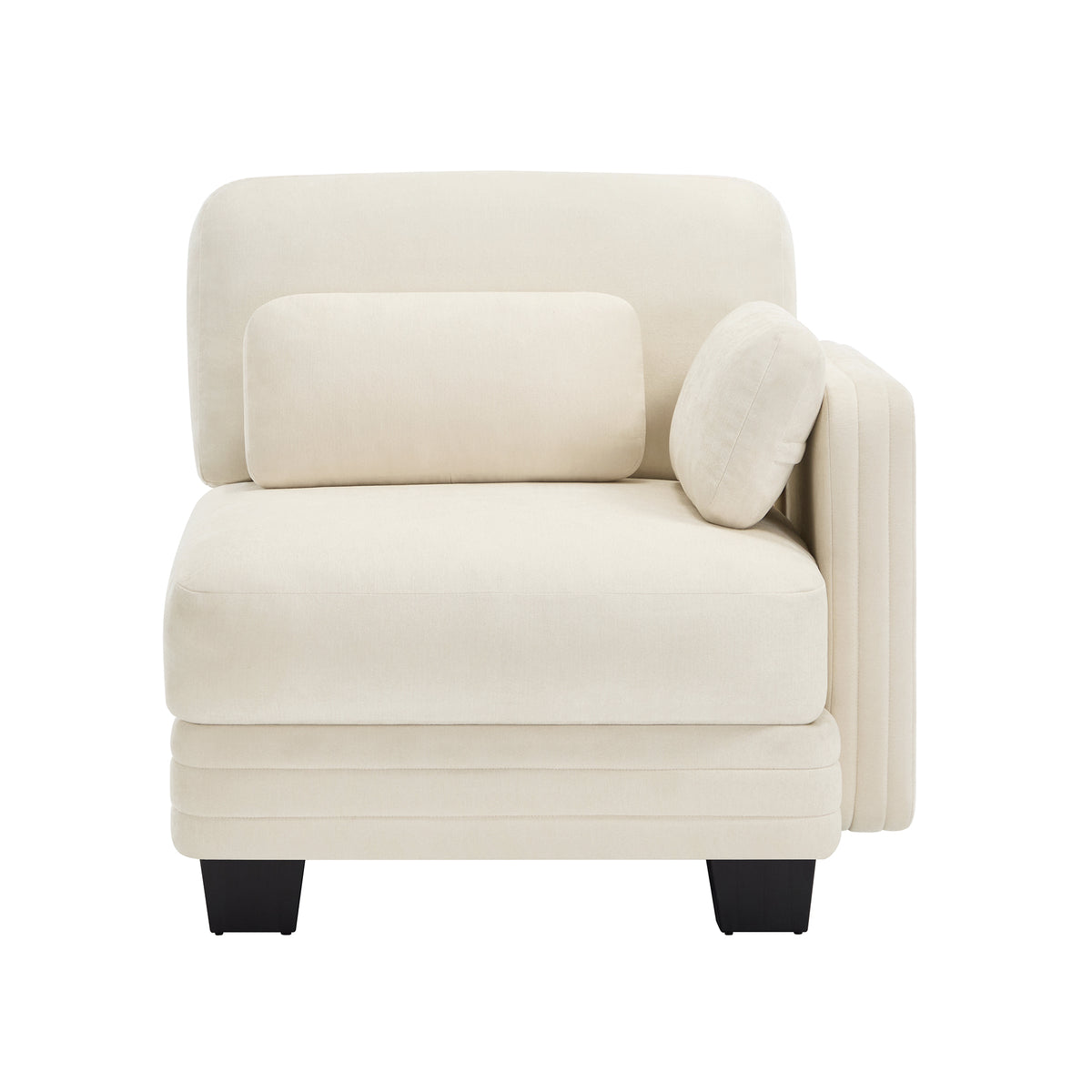 RSF Sofa Chenille Fabric W/Pillows-Beige
