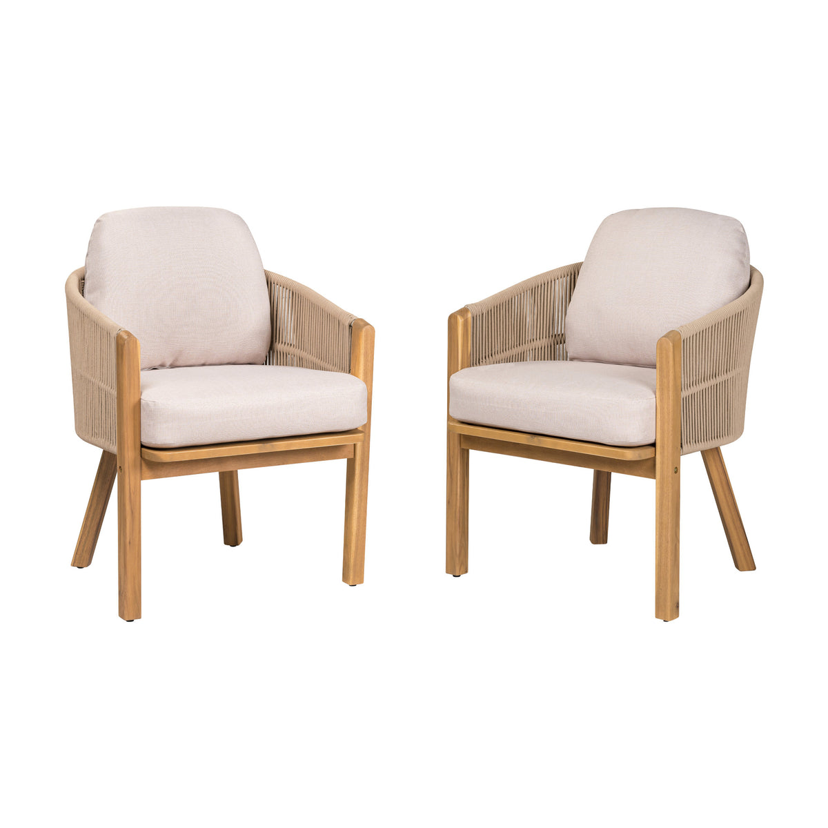 Grotta Outdoor Dining Arm Chair(Set of 2)