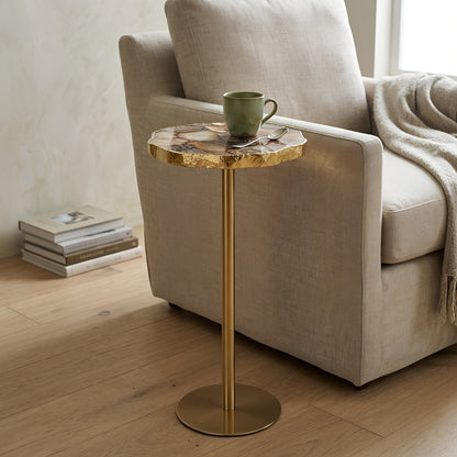 Champaign 10" Round Accent Table