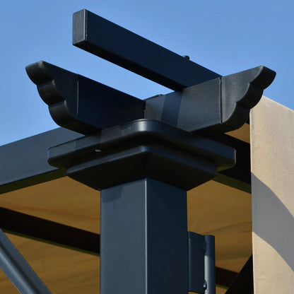 Pergola Canopy Patio Metal Shelter 12" x 10"