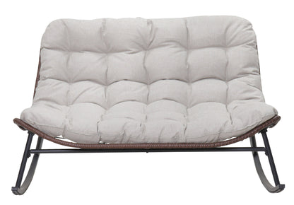 Double Wide Rocking Papasan Chair