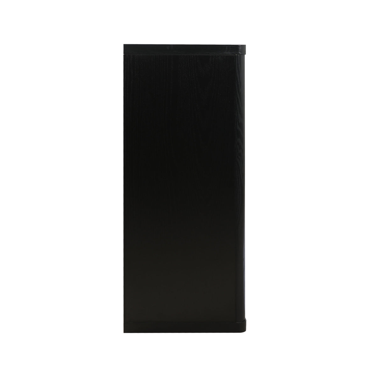 63" Fluted Console Table with 3 Drawers, Long Sofa Table Behind Couch for Living Room, Hallway, Foyer,Black