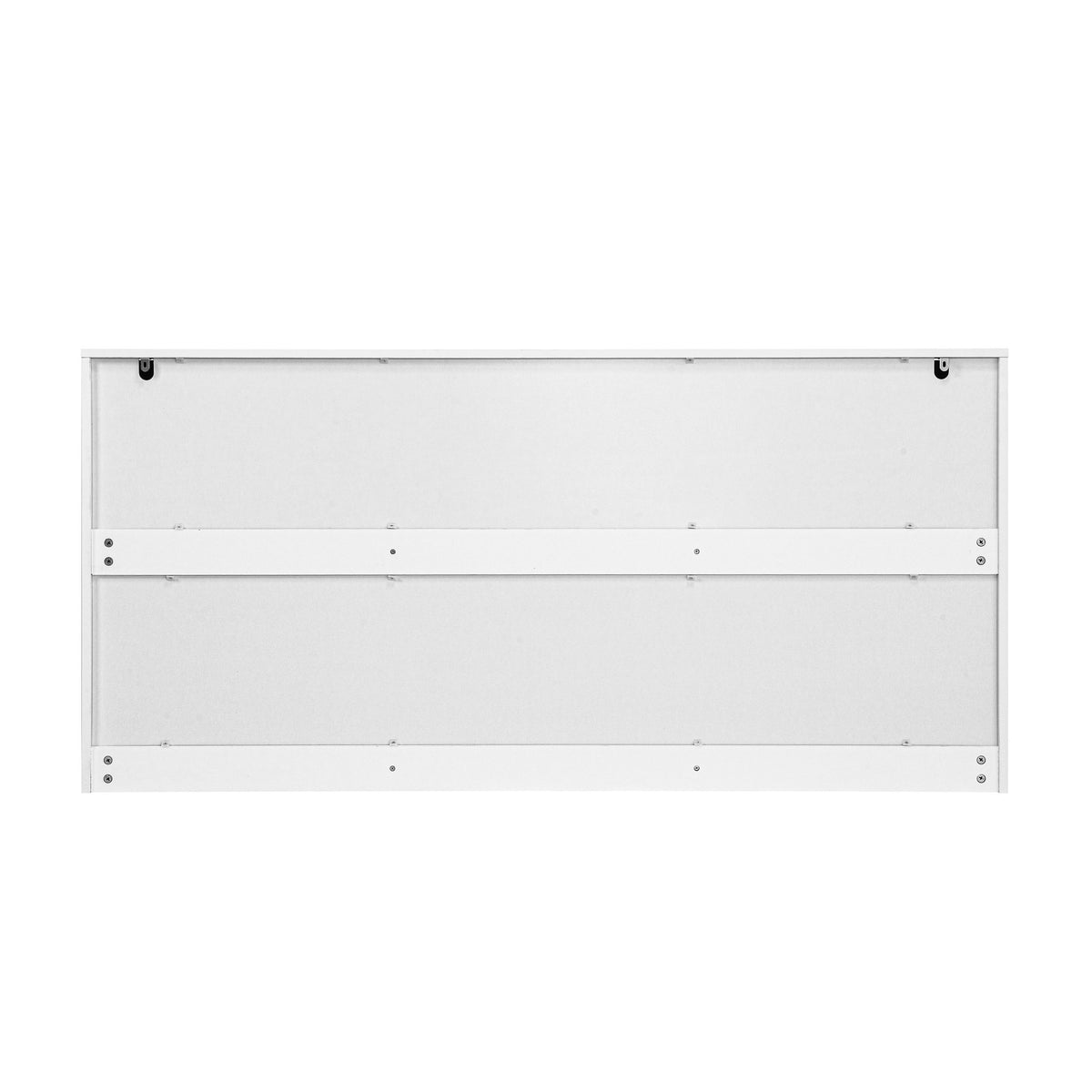 White 9 Drawer Dresser, 63" Large Deep Chest of Drawers, Wooden Dresser Storage Cabinet with 9 Drawers, Long Dressers – Model W409S00015