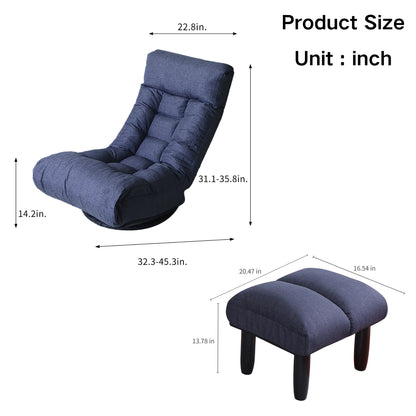 floor chair single sofa reclining chair Japanese chair lazy sofa tatami balcony reclining chair leisure sofa adjustable chair