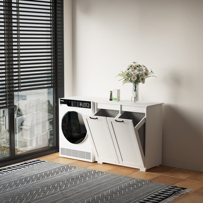 Laundry Cabinet, with 2 Removable Liner Bags