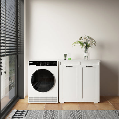 Laundry Cabinet, with 2 Removable Liner Bags