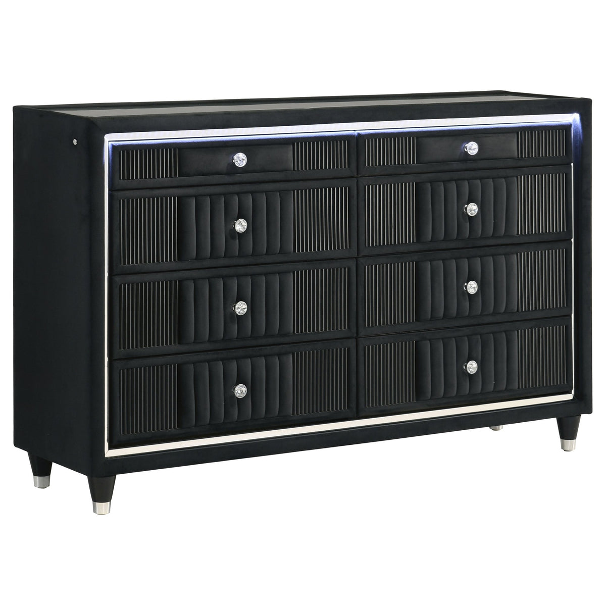 Roland Black Eastern King 4-piece Bedroom Set