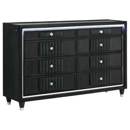 Roland Black Eastern King 4-piece Bedroom Set