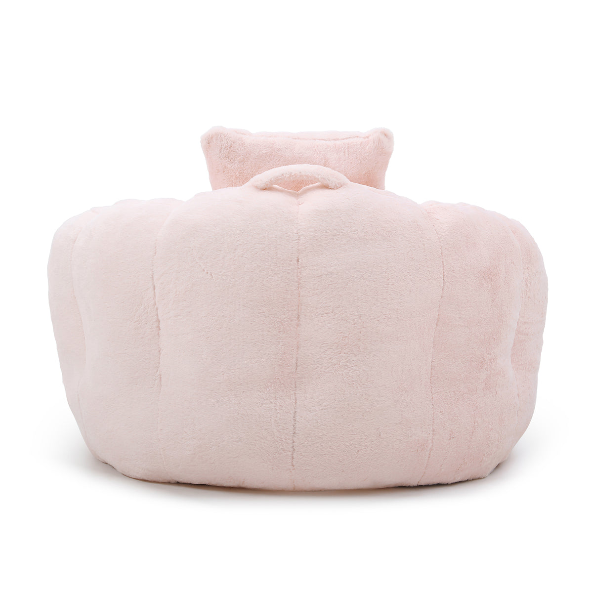 Giant Bean Bag Chair withFootstool, Oversized Bean Bag  for Adults and Kids, Faux Fur Shell-Shaped Large Chair with Filler, Stuffed Big Accent Sofa,  Floor Sofa for Gaming,Reading Living Room Bedroom