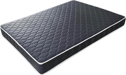 6 Inch Waterproof Foam Mattress, Navy Blue Quilted Breathable Fabric, Twin Size