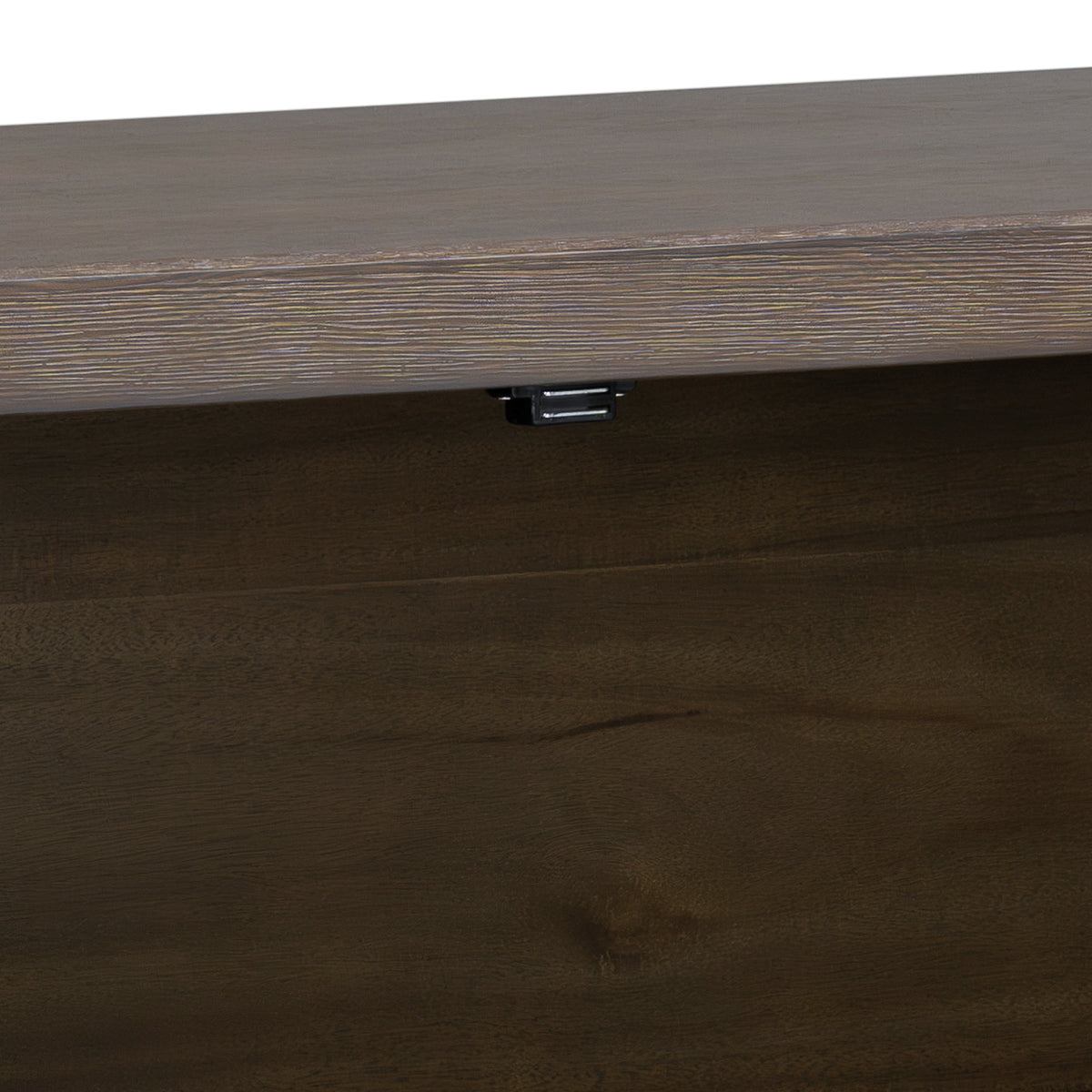 U_STYLE 47.25-Inch Farmhouse Sideboard with Pine Veneer and 2 Doors, Retro Buffet with Adjustable Feet – Model N711P410389D