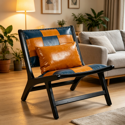 Modern Boho Accent Chairs for Living Room,Mid Century Lounge Chair,Side Chair Indoor