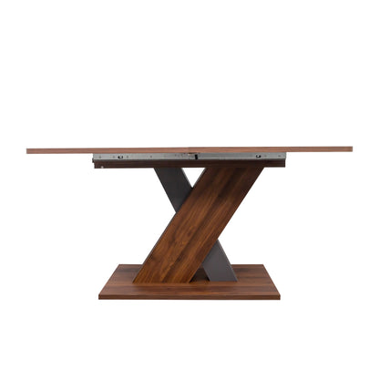 Multifunctional extendable console table – Red