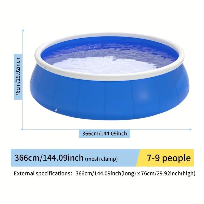 Inflatable swimming pool366*76 butterfly inflatable coil mesh pool