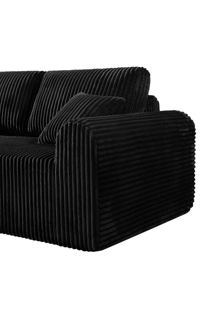 109"Cloud Modular Sectional Sofa Couch with L-Shape Chaise,Modern Minimalist Upholstered Couches for Living Room Bedroom,Deep Seat Corner Couch,No Assembly Required