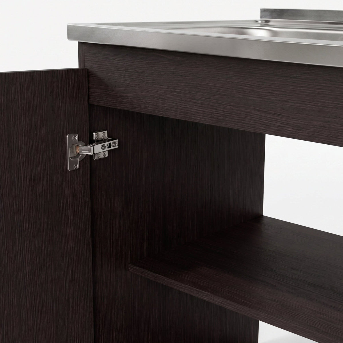 Wenge 2-Piece Kitchen Sink Cabinet Set