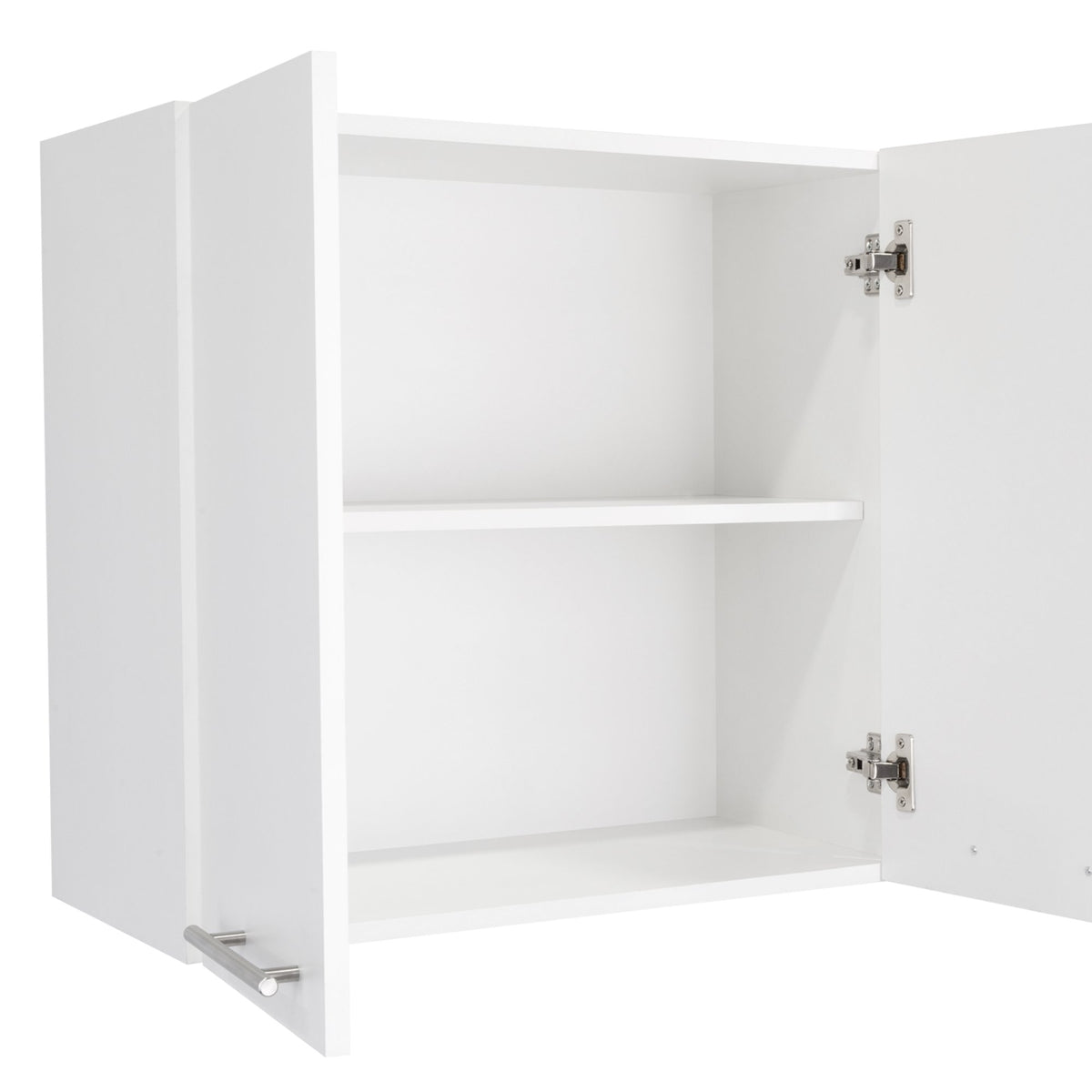 White 2-Piece Kitchen Sink Cabinet Set