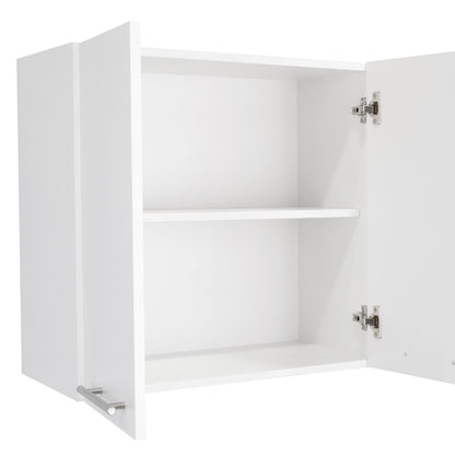 White 2-Piece Kitchen Sink Cabinet Set
