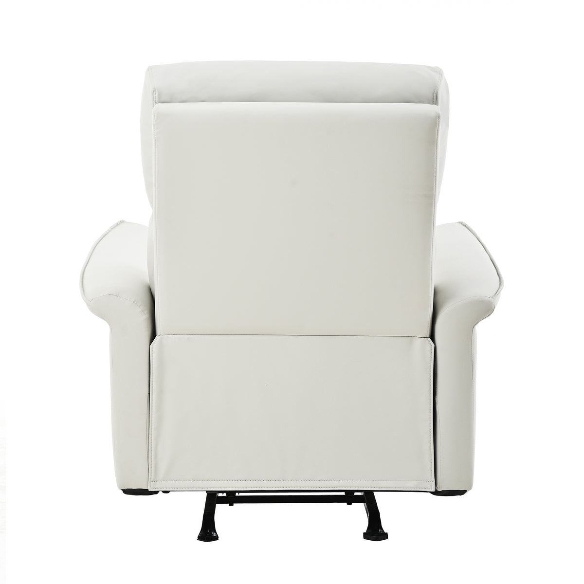 Manual Rocker Recliner Chair for Adults, Rocking Glider Recliner, PU Leather Rocking Chair
