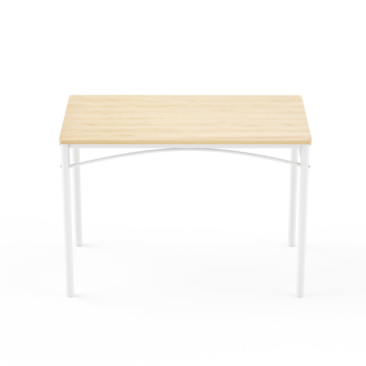 Dining Table Set, Bar Table with 4 Dining Benches, Kitchen Table Counter with Chairs, Industrial for Kitchen Breakfast Table, Party Room – Natural