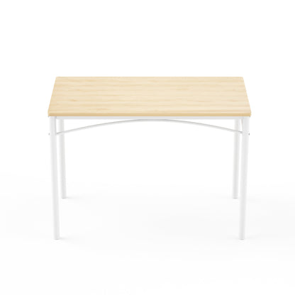 Dining Table Set, Bar Table with 4 Dining Benches, Kitchen Table Counter with Chairs, Industrial for Kitchen Breakfast Table, Party Room – Natural