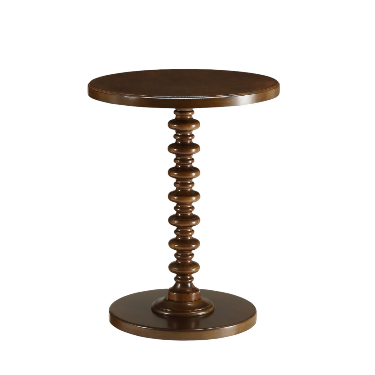 Acton Walnut Finish Accent Table