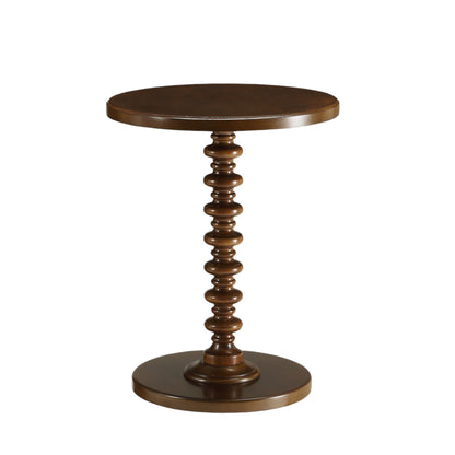 Acton Walnut Finish Accent Table