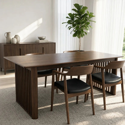 Frontignan Walnut Rectangular Dining Table