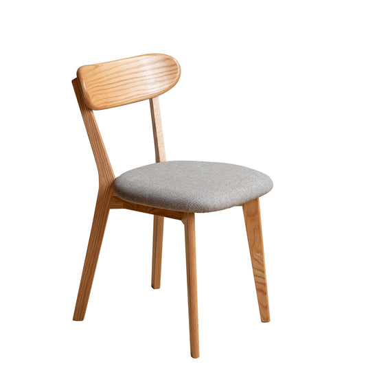 Dining Chair Wooden FAS Grade Oak Natural Wood Made in North America 100% Dirt-free Wood Chair Solid Chair Table Chair Wooden Living Room Chair Simple And Natural 47.5 * 55.5 * 78cm