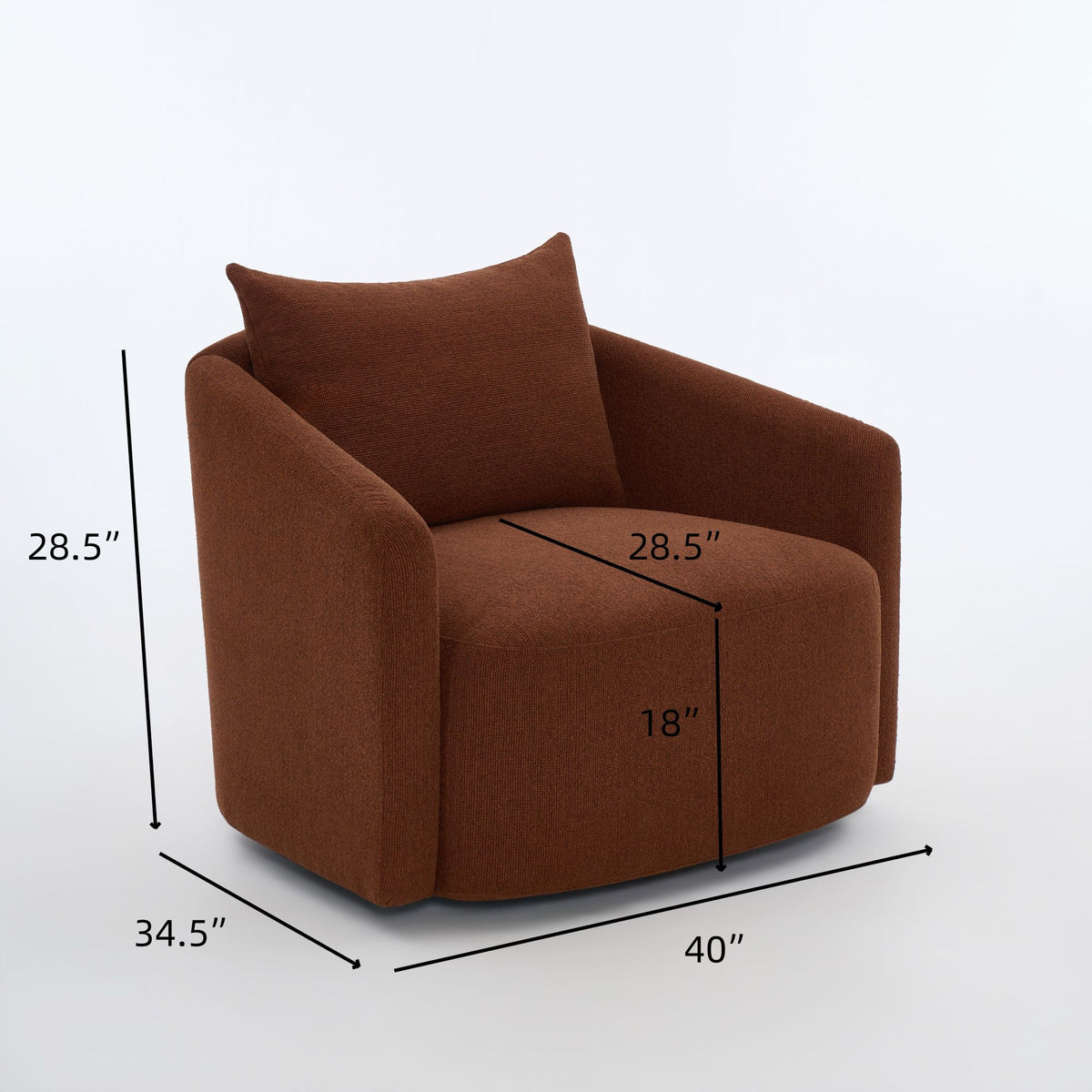 swivel accent chair
