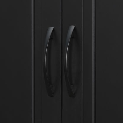 [Video] Bathroom Storage Cabinet with Multi-Functional Storage Space, Drawer with Slide Rails, Adjustable Shelf, Black