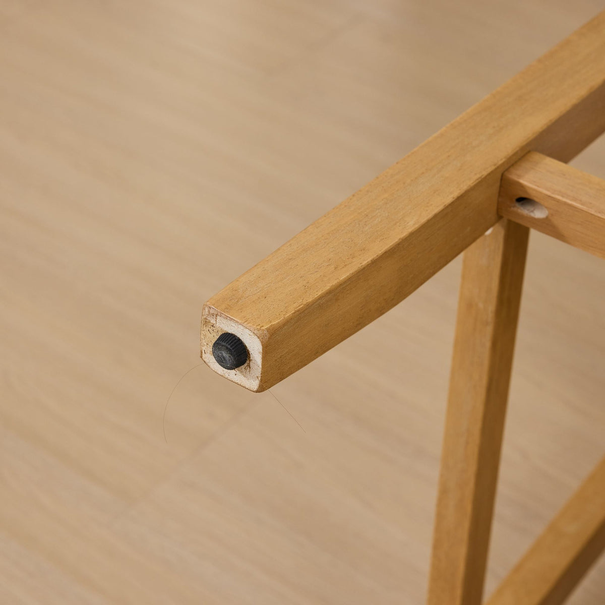 Full Solid Wood Rattan-Back Bar Stool, Matte Linen Cushion with High-Resilience Foam & S-Springs