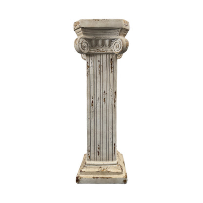 Pedestal Column Plant 38.18'' Tall Roman Column with Base Roman Pillar Greek Column Magnesium Oxide Large Size Statue Sculpture Pedestal Stand Holder for Indoor Outdoor Wedding Birthday Party Decor