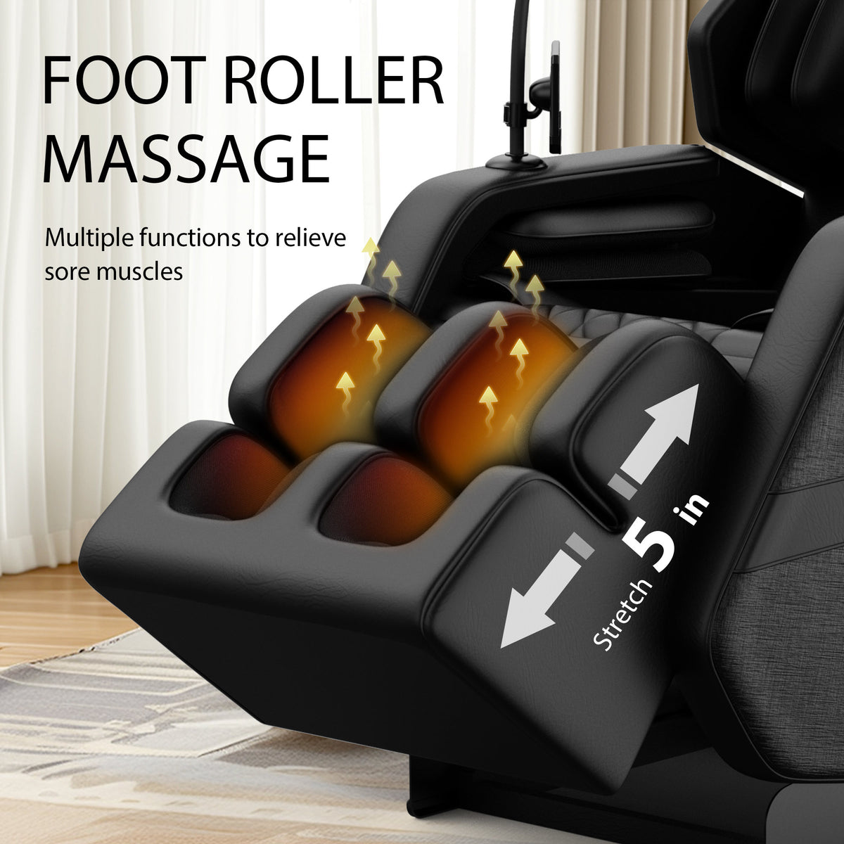 Massage Chair Recliner with Zero Gravity with Full Body Air Pressure
