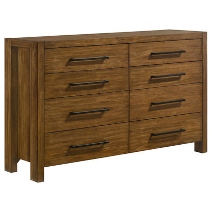 Alden Warm Brown Queen 4-Piece Bedroom Set