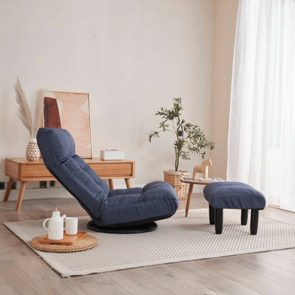 floor chair single sofa reclining chair Japanese chair lazy sofa tatami balcony reclining chair leisure sofa adjustable chair