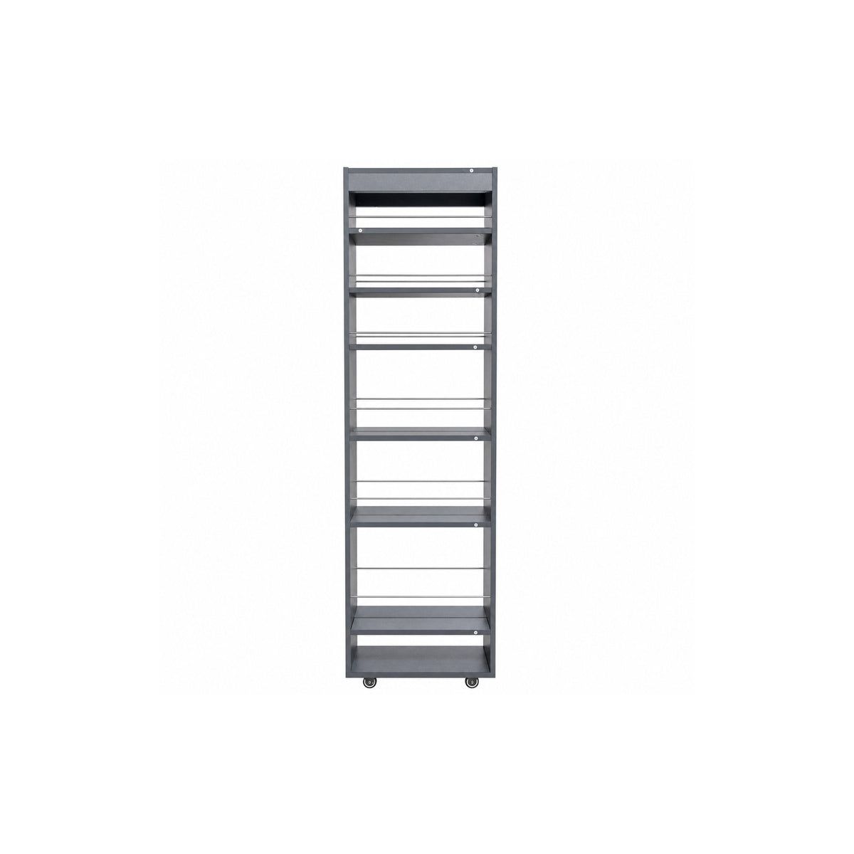 7 Tier multi-functional pull-out multi-tier storage Single-sided open shelf for Kitchen, Living Room & Narrow Spaces