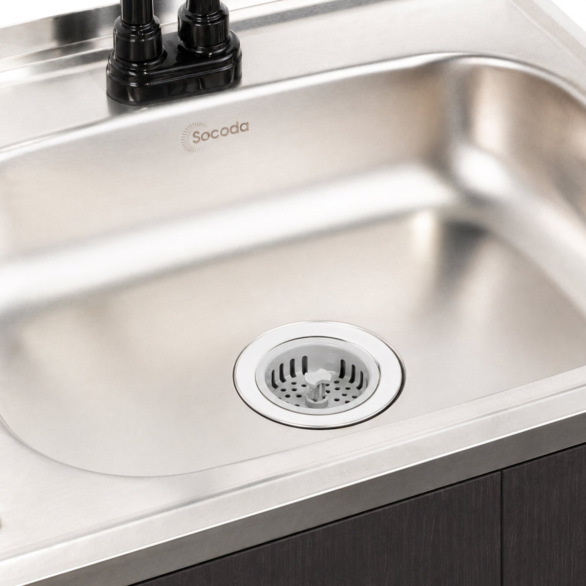 Wenge 2-Piece Kitchen Sink Cabinet Set